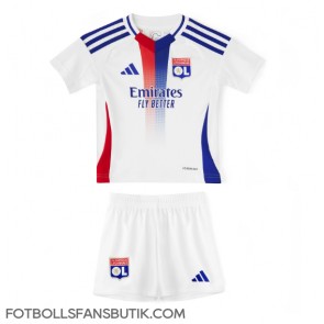 Olympique Lyonnais Replika Hemmatröja Barn 2024-25 Kortärmad (+ Korta byxor)